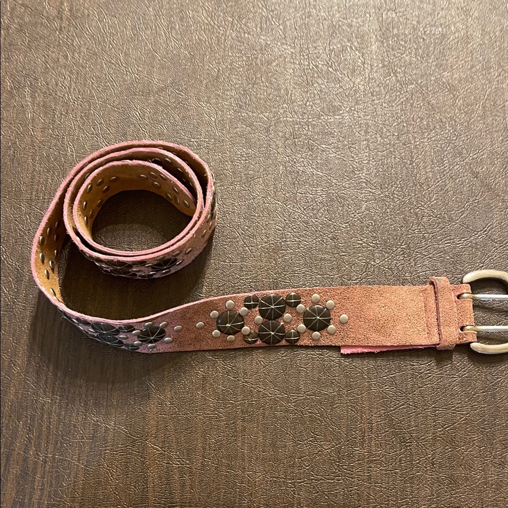 Betsey Johnson Pink Floral Belt